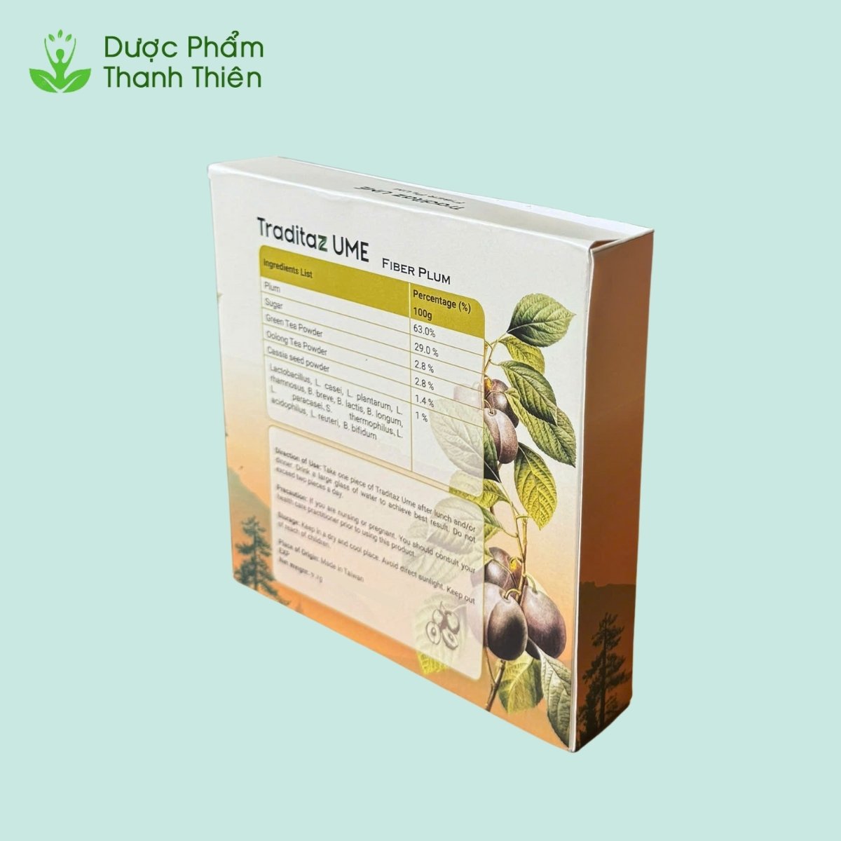 traditaz-5 Traditaz Ume Fiber Plum hỗ trợ cải thiện táo bón